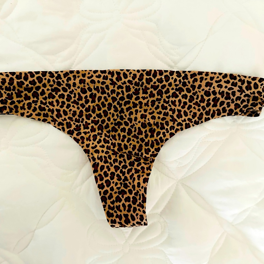 Silky Animal Print thong